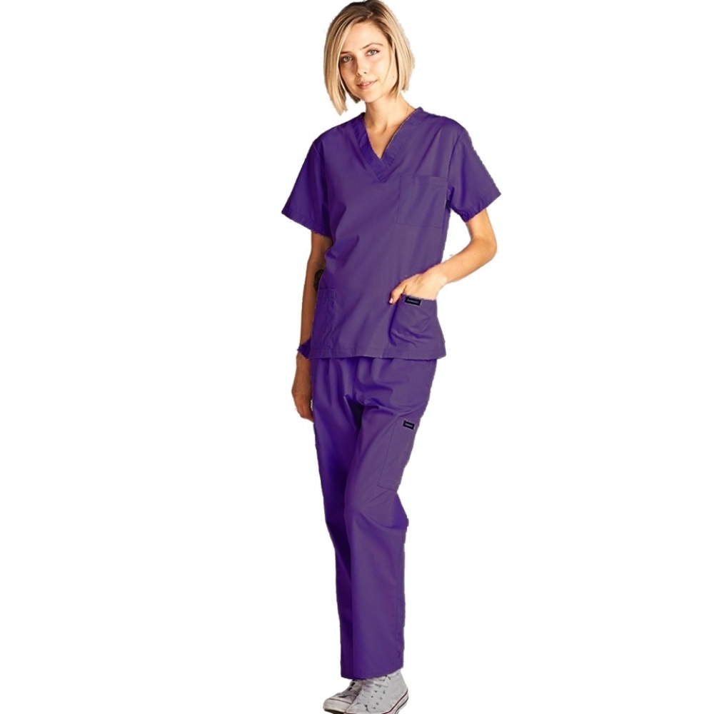 NEW DAGACCI MEDICAL SCRUBS UNIFORM TOP & PANT BNWT